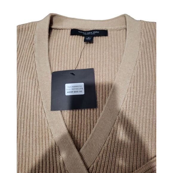 NWT Marc New York size M Brown Cardigan. - Picture 4 of 6